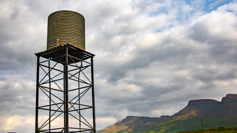 installing water tank